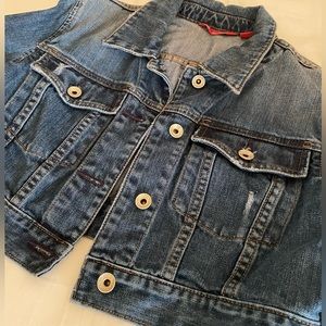 Express CROPPED denim jacket
